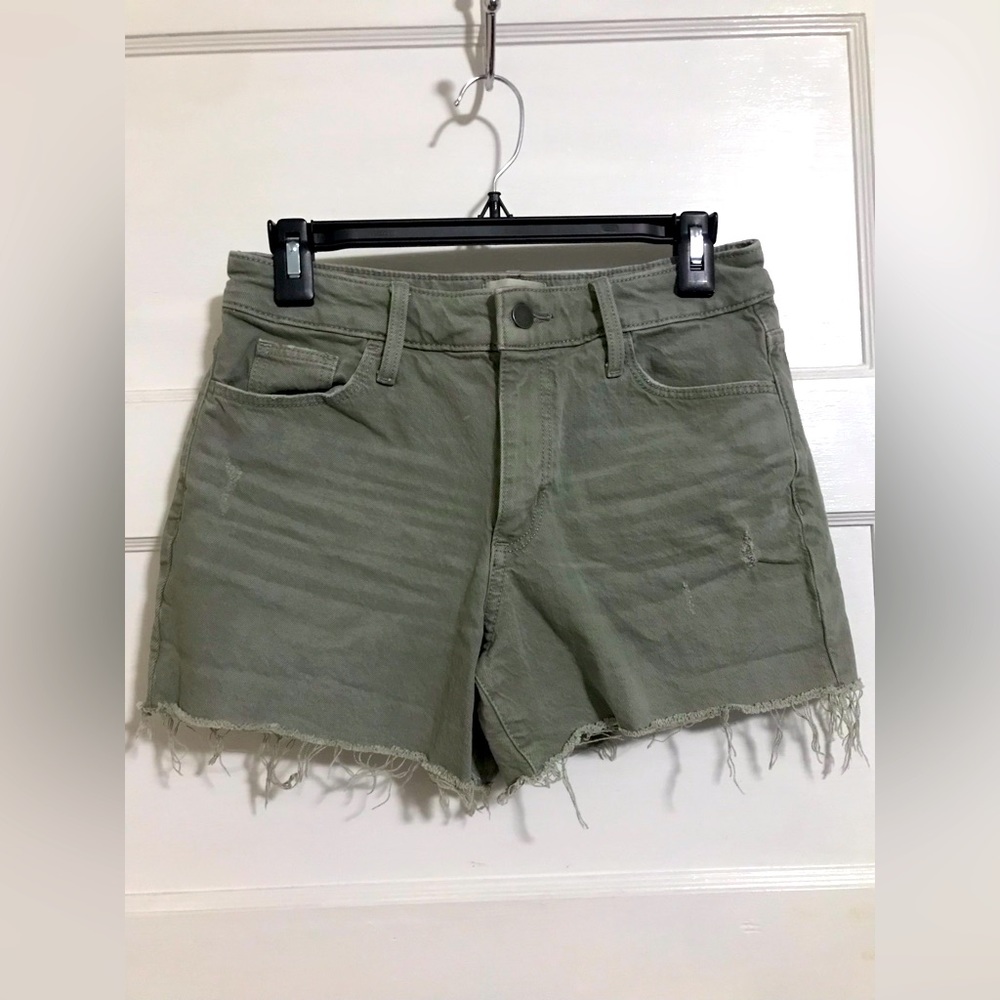 Universal Thread Size 4 Green Jean Shorts